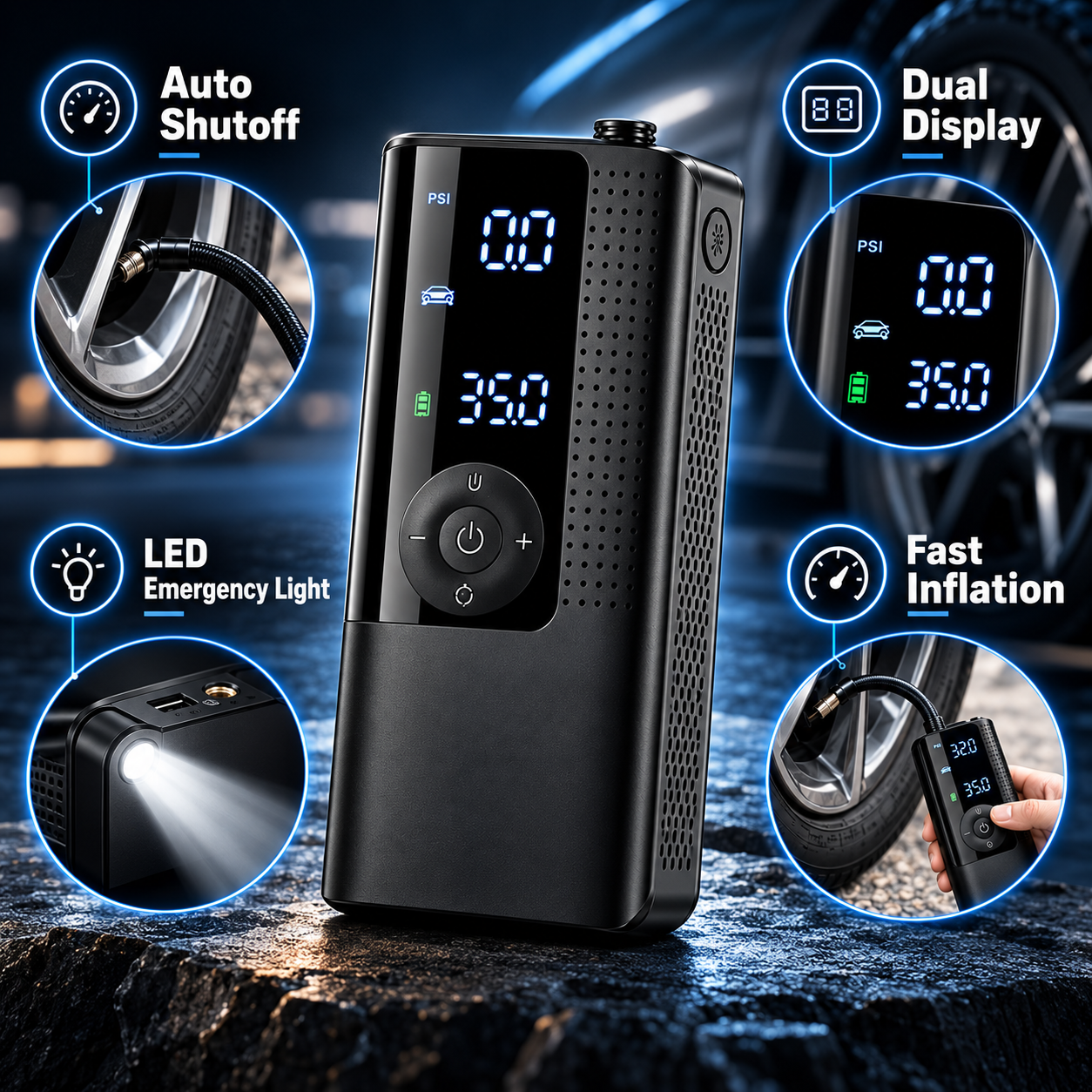 CoreviaTech inflator key features