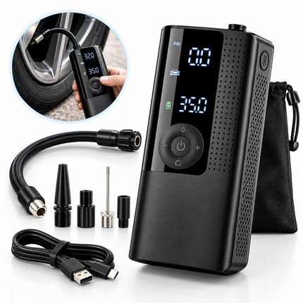 Portable Air Pump & Smart Tire Inflator